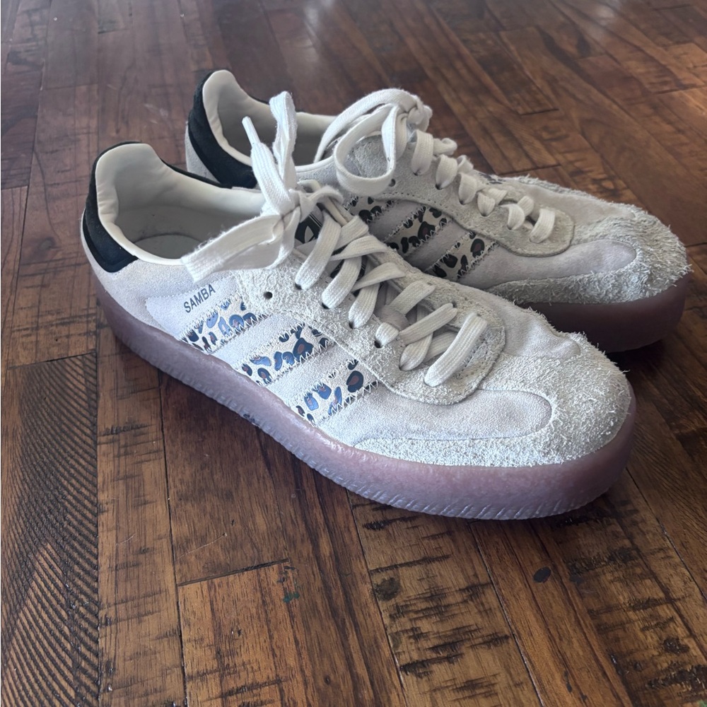 Adidas Samba Sneakers with Animal Print